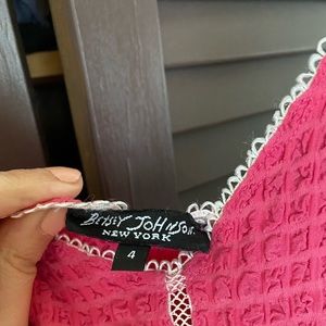 Betsy Johnson Sexy Pink dress S